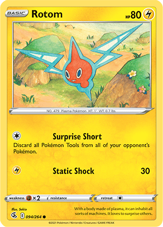 Rotom  94/264 Pokémon TCG Fusion Strike