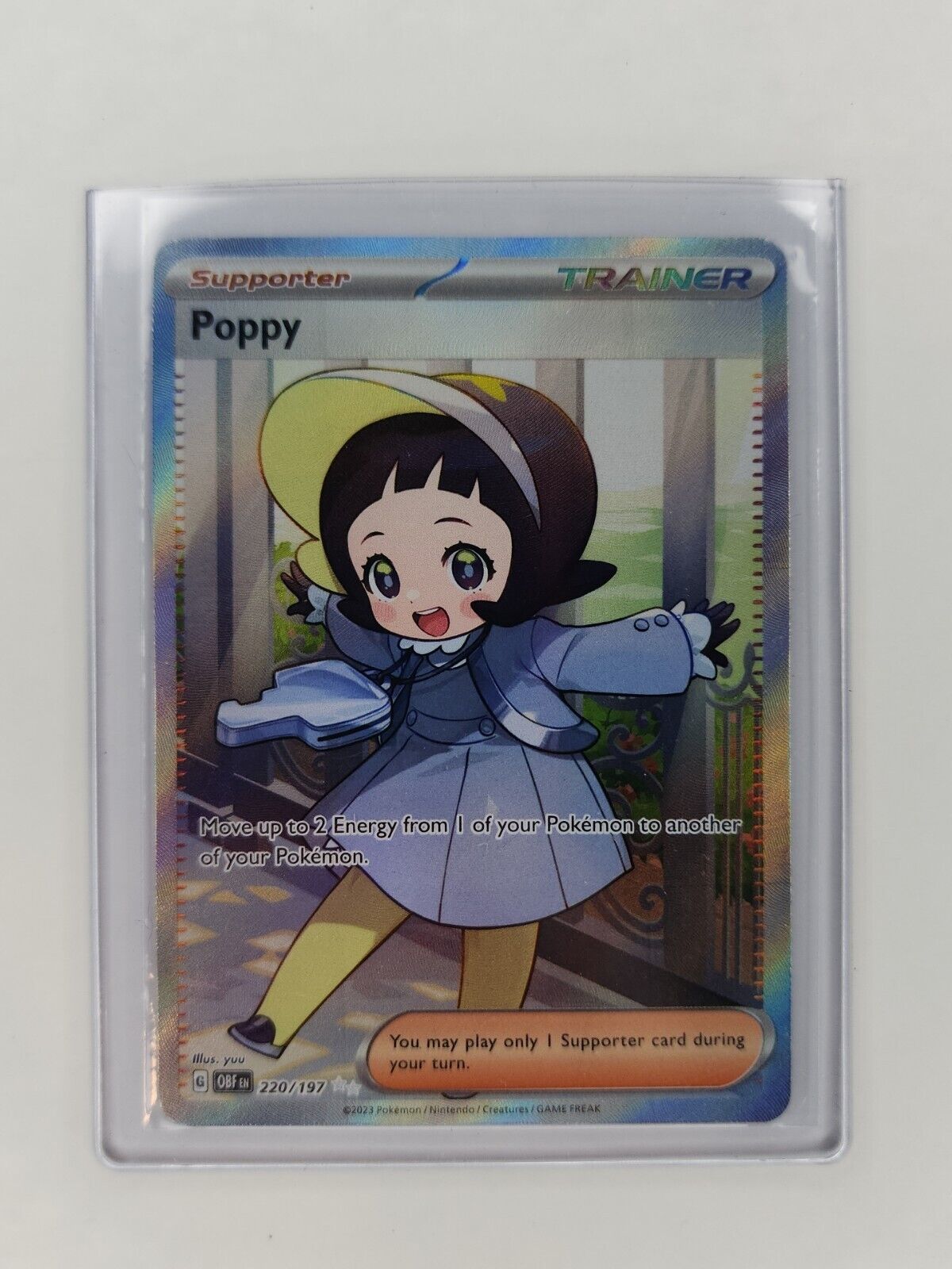 Poppy 220/197 Pokémon TGC Obsidian Flames