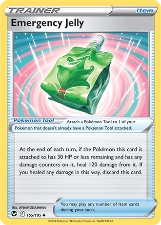 Emergency Jelly  155/195 Pokémon TCG Silver Tempest