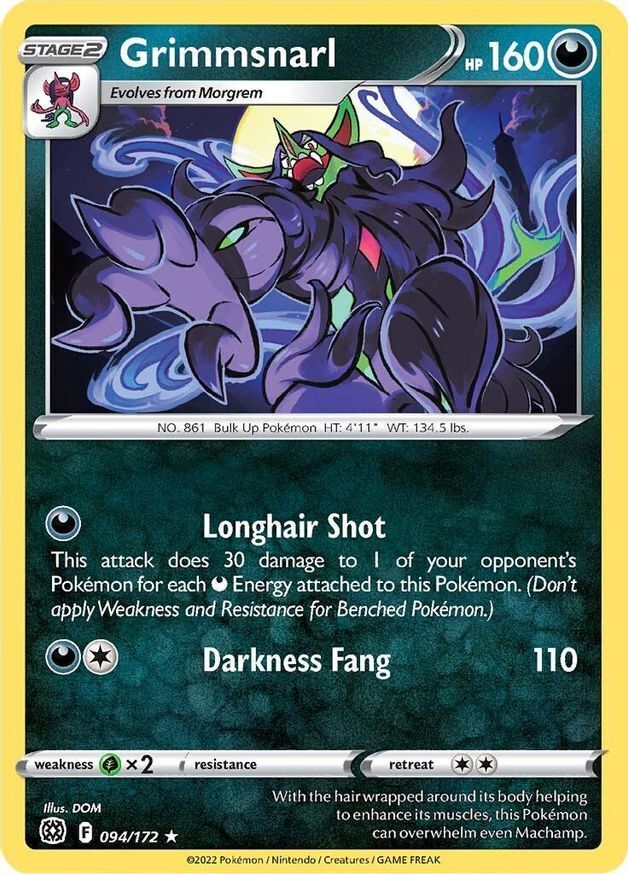 Grimmsnarl  94/172 Pokémon TCG Brilliant Stars