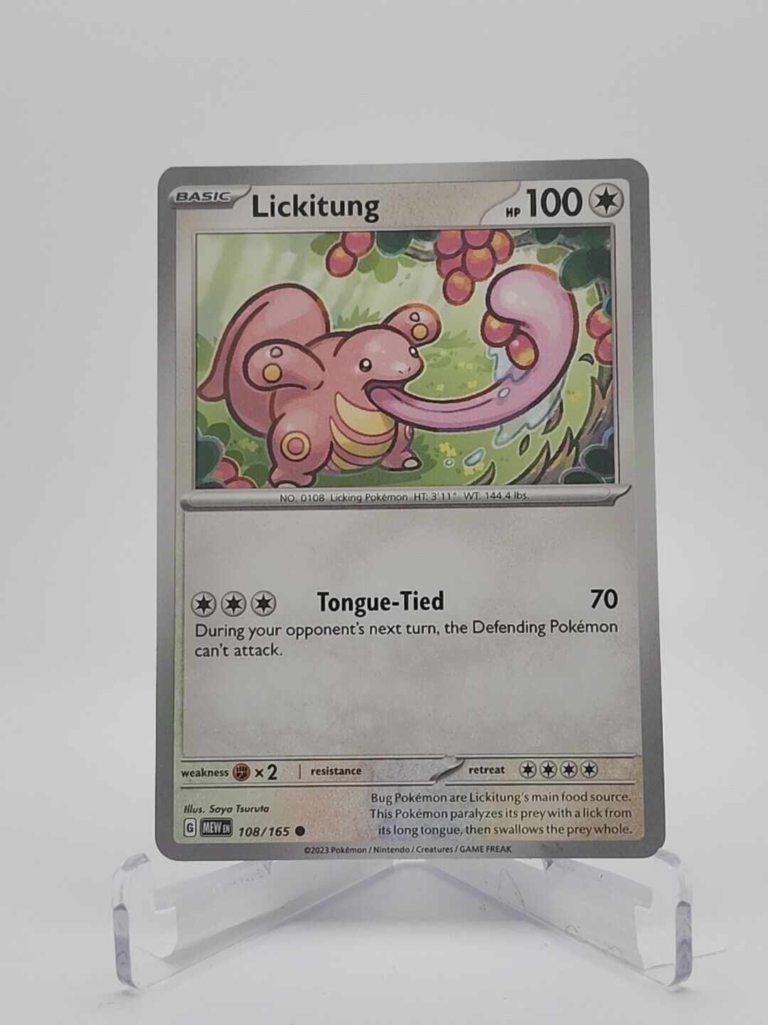 108/165 Lickitung  Pokémon TGC Scarlet & Violet - 151