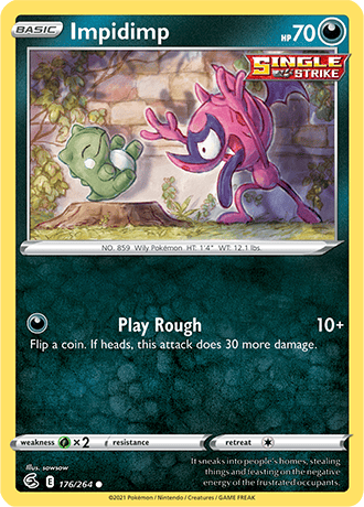 Impidimp  176/264 Pokémon TCG Fusion Strike