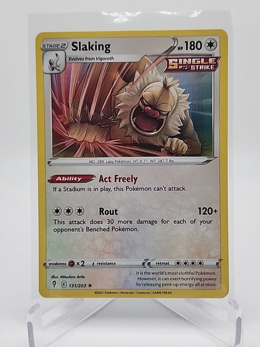 Slaking [Holo]  131/203 Pokémon TCG Evolving Skies