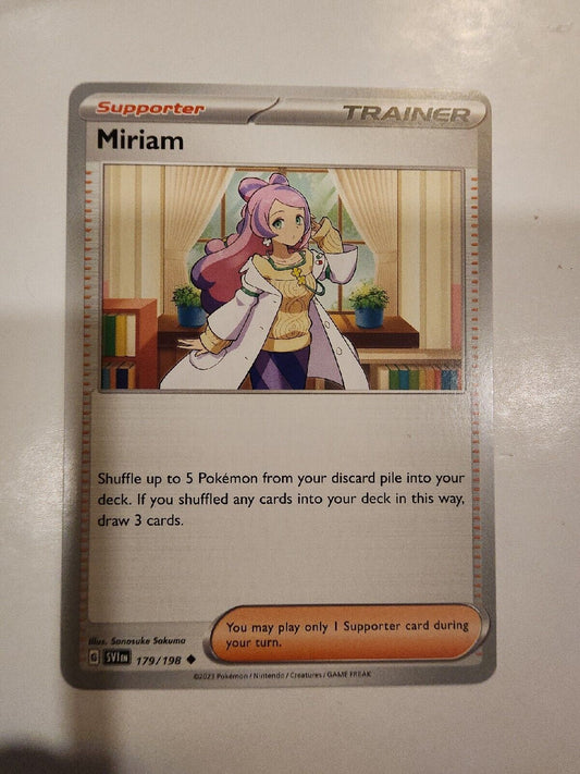 Miriam 179/198 Pokémon TGC Scarlet & Violet