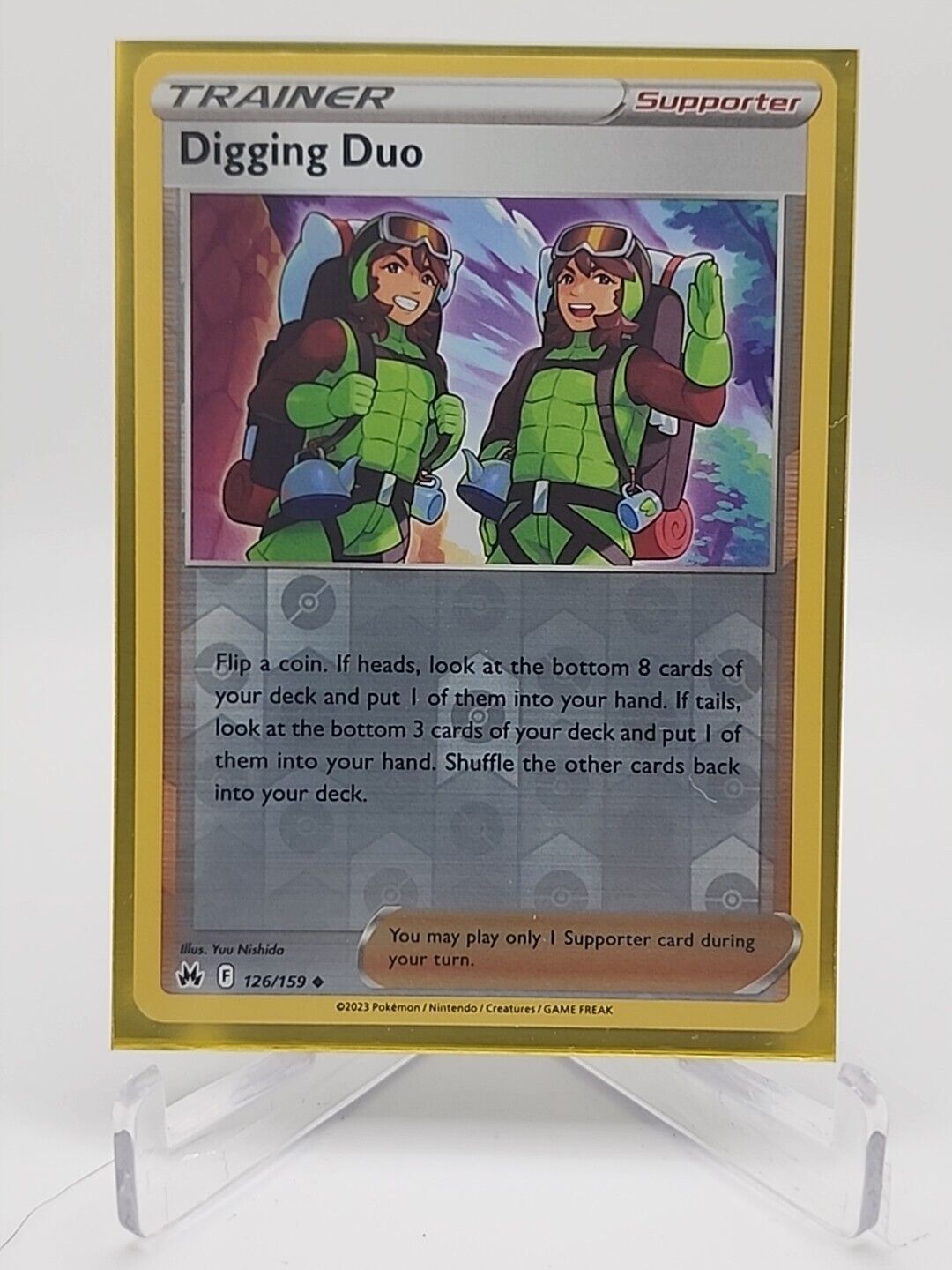 Digging Duo [Reverse Holo]  126/159 Pokémon TCG Crown Zenith