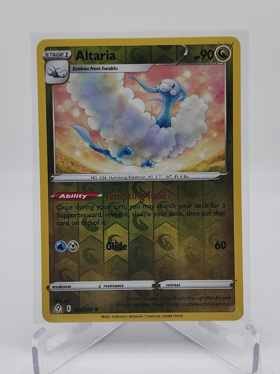 Altaria [Reverse Holo]  106/203 Pokémon TCG Evolving Skies