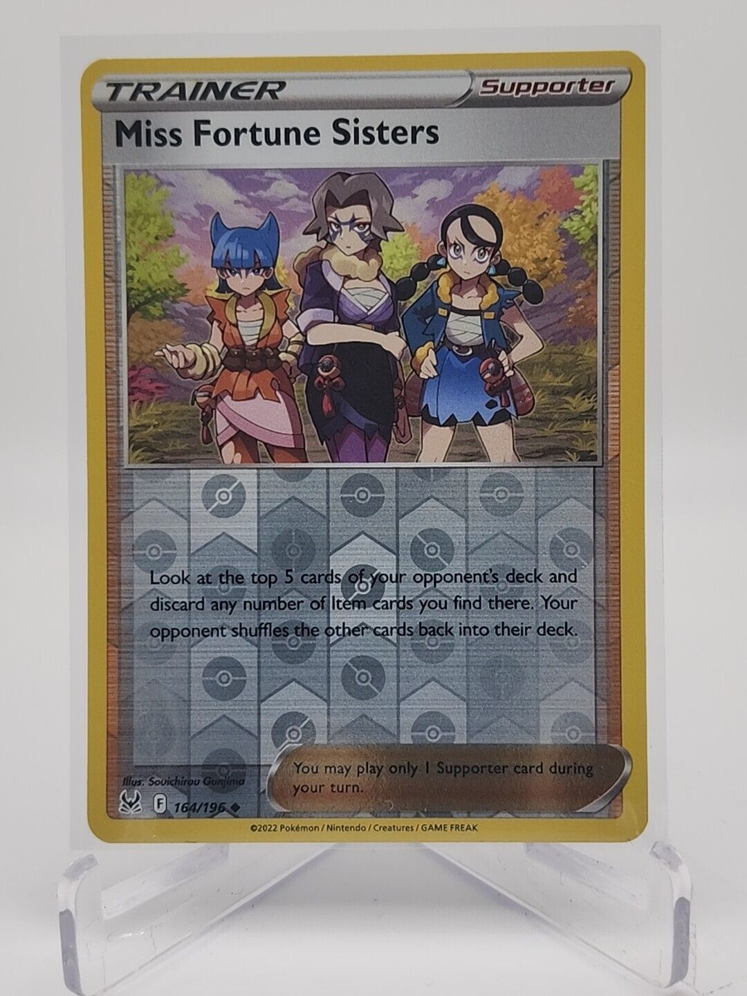 Miss Fortune Sisters [Reverse Holo]  164/196 Pokémon TCG Lost Origin