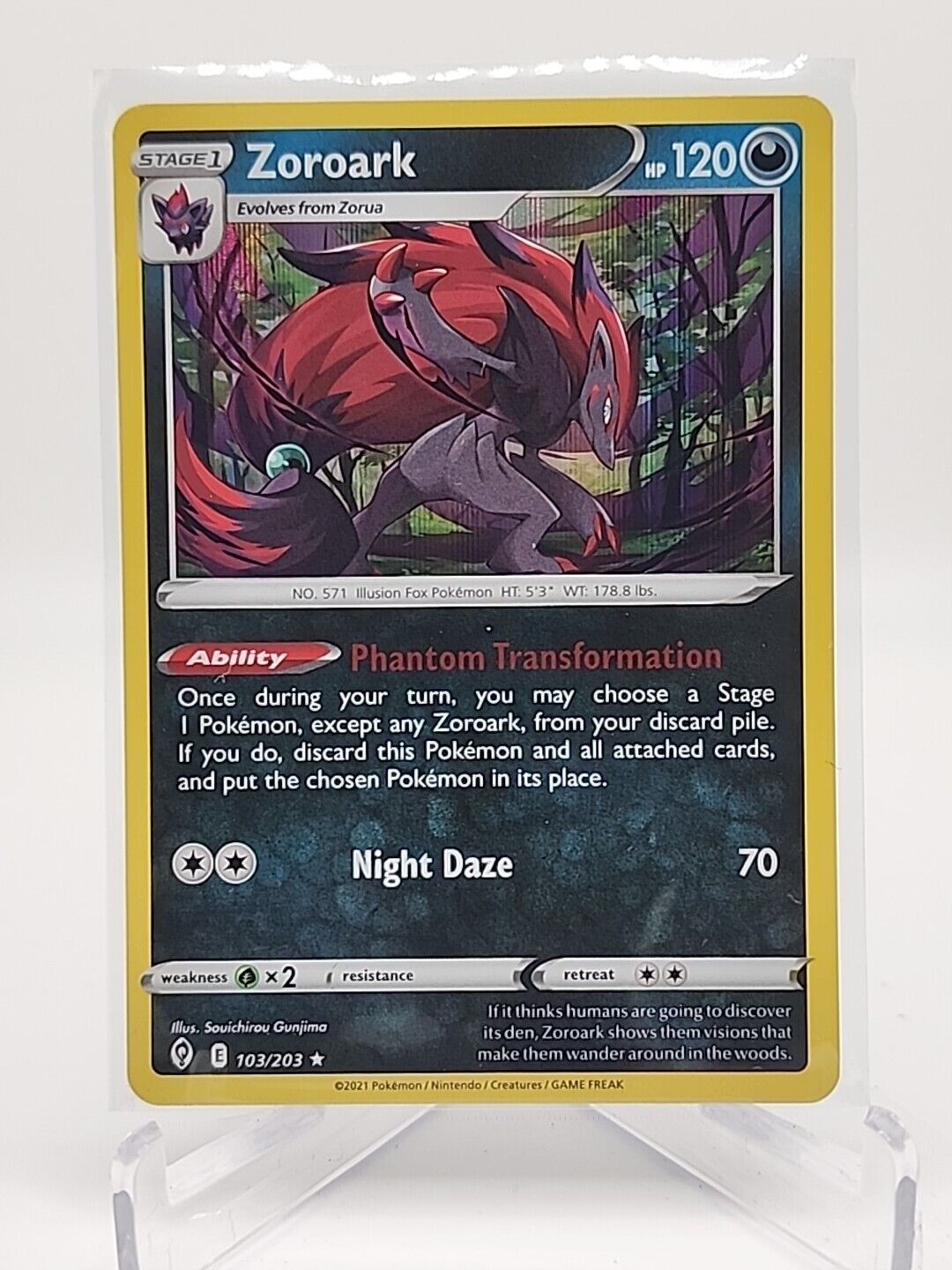 Zoroark [Holo]  103/203 Pokémon TCG Evolving Skies