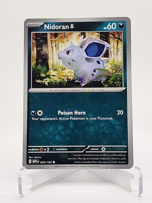 29/165 Nidoran  Pokémon TGC Scarlet & Violet - 151