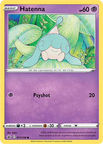 Hatenna  71/203 Pokémon TCG Chilling Reign