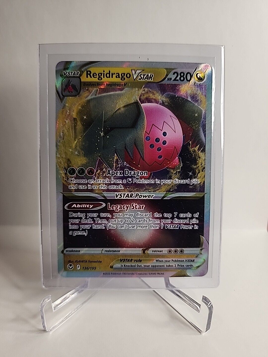 Regidrago VSTAR 136/195 Pokémon Cards Silver Tempest