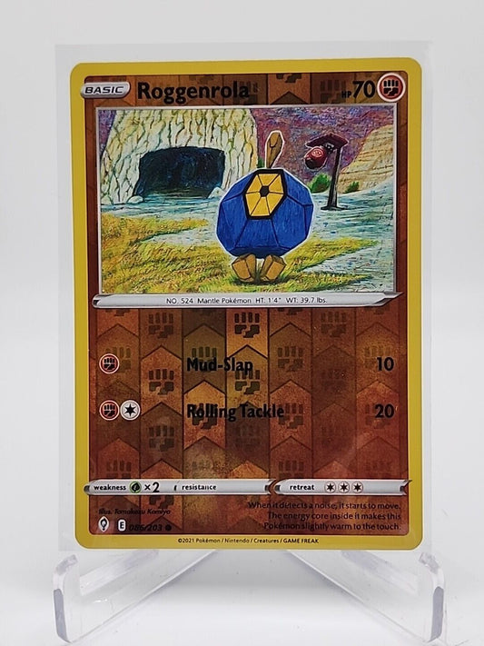 Roggenrola [Reverse Holo]  86/203 Pokémon TCG Evolving Skies