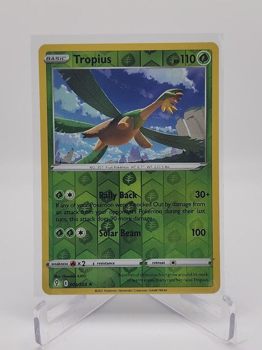 Tropius [Reverse Holo]  6/203 Pokémon TCG Evolving Skies