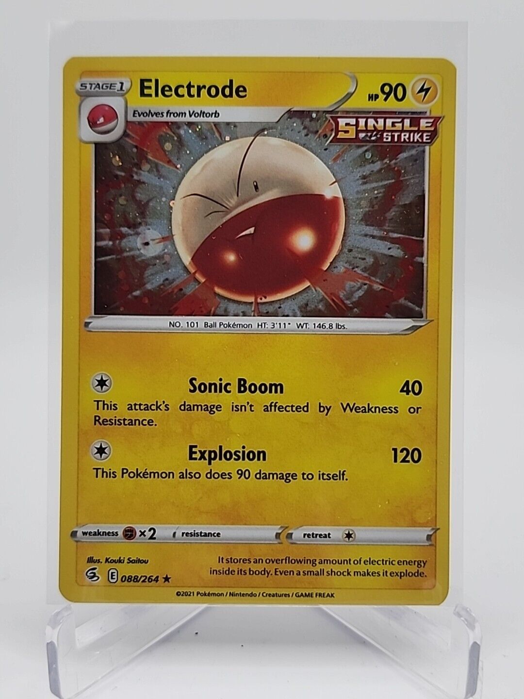 Electrode [Cosmos Holo]  88/264 Pokémon TCG Fusion Strike