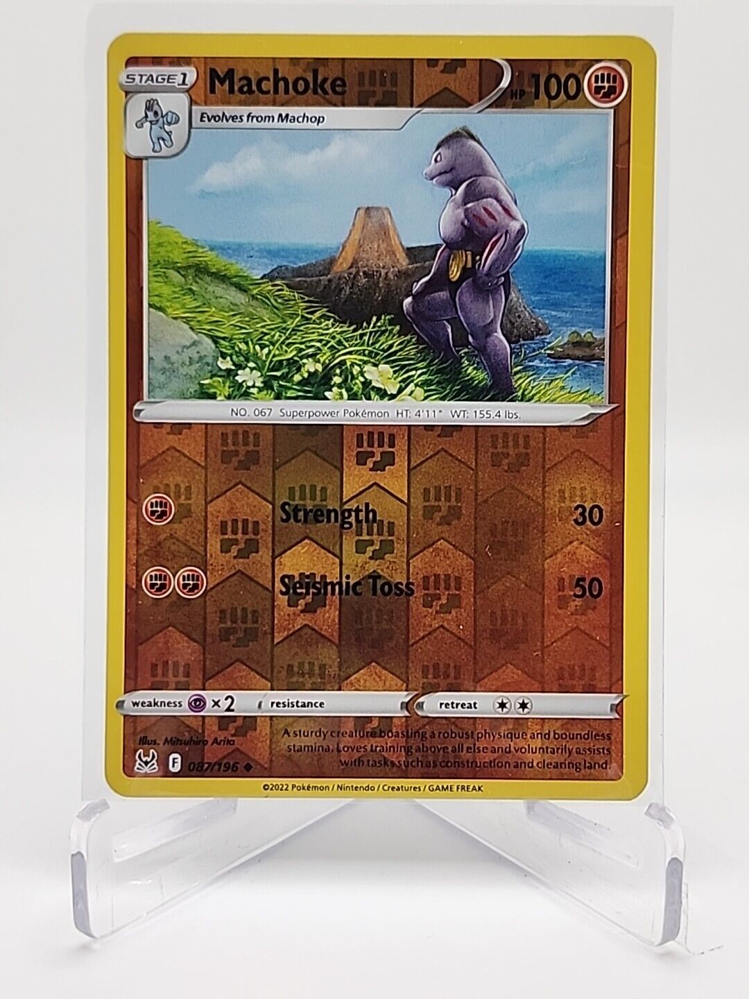 Machoke [Reverse Holo]  87/196 Pokémon TCG Lost Origin