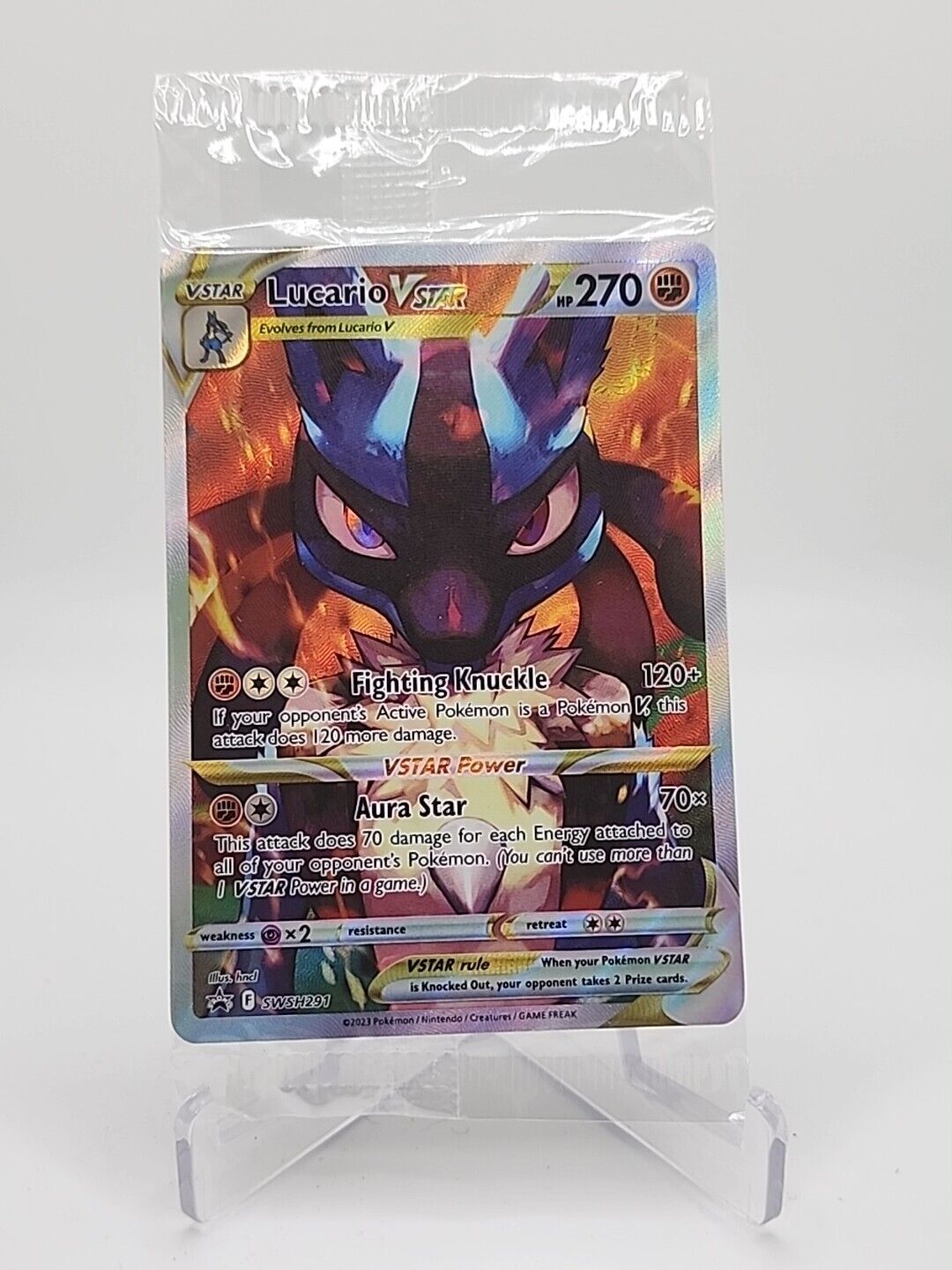 Lucario VSTAR SWSH291 (Sealed) Black Star Promo Pokémon TGC Crown Zenith