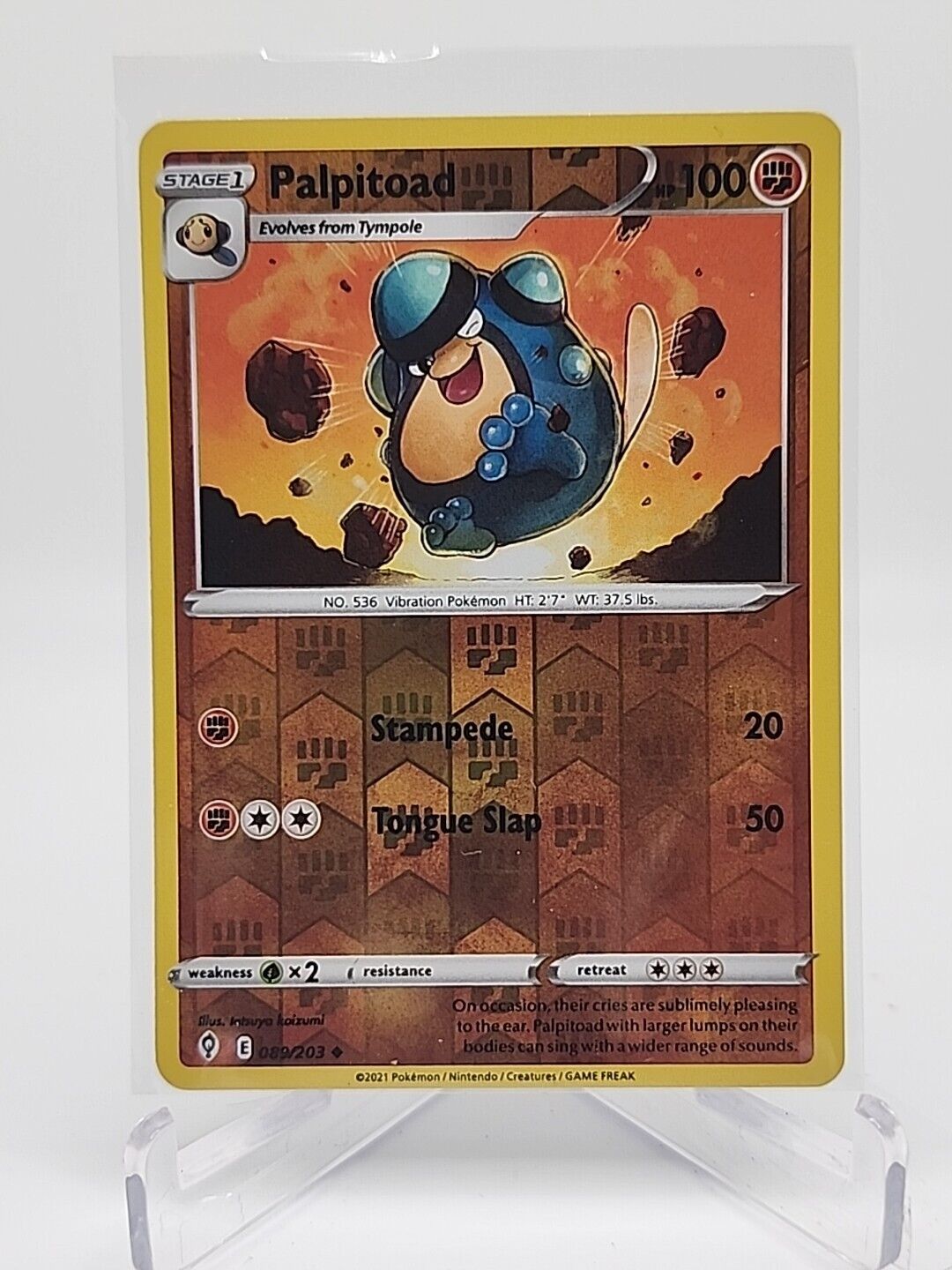 Palpitoad [Reverse Holo]  89/203 Pokémon TCG Evolving Skies