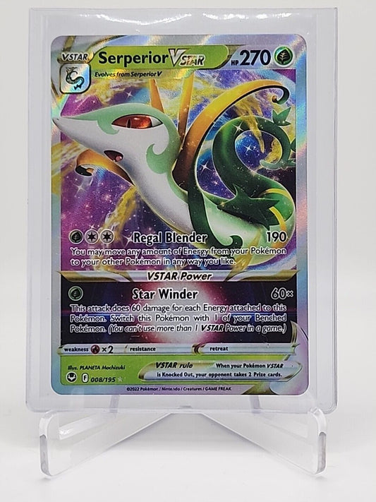 Serperior VSTAR  8/195 Pokémon TCG Silver Tempest