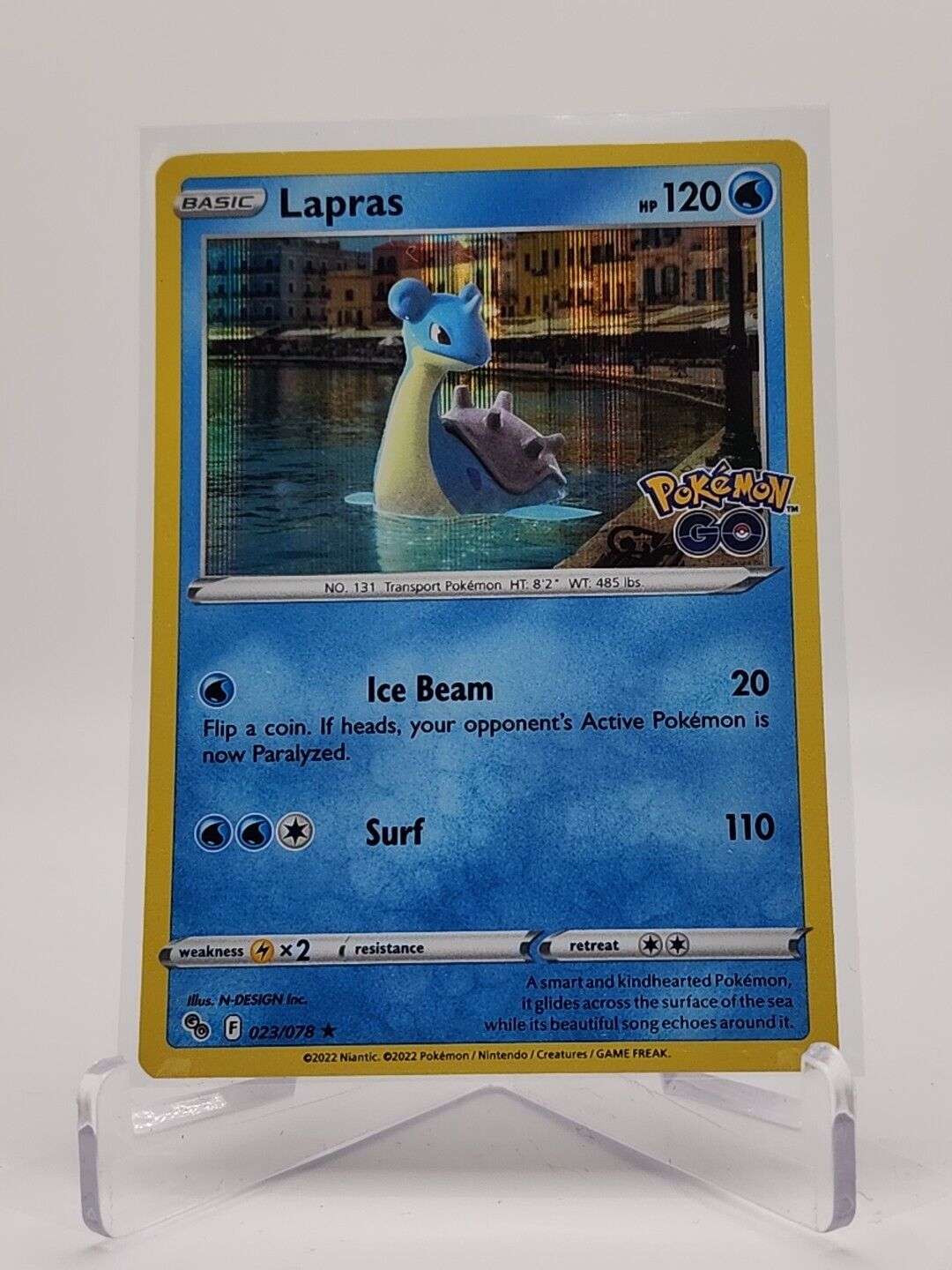 Lapras [Holo] 23/78 Pokémon TGC Pokemon Go