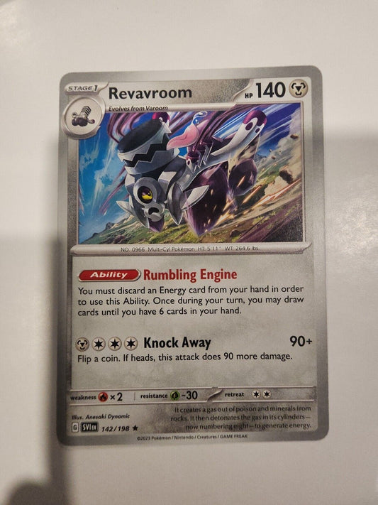 Revavroom 142/198 Pokémon TGC Scarlet & Violet