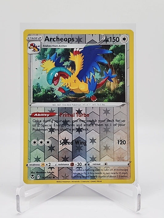 Archeops  [Reverse Holo] 147/195 Pokémon TCG Silver Tempest