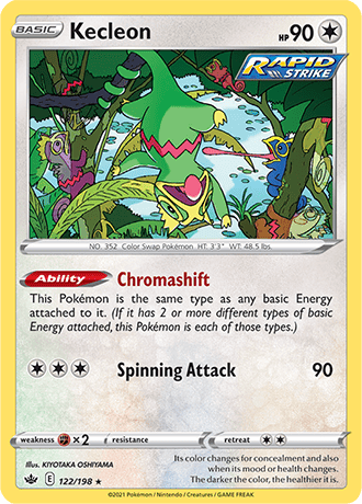 Kecleon  122/203 Pokémon TCG Chilling Reign