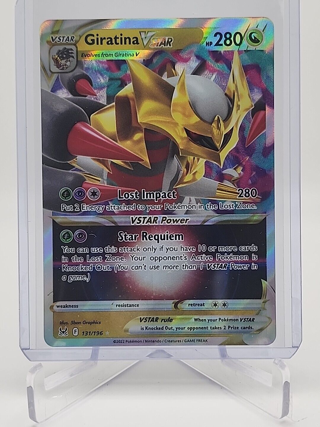 Giratina VSTAR  131/196 Pokémon TCG Lost Origin