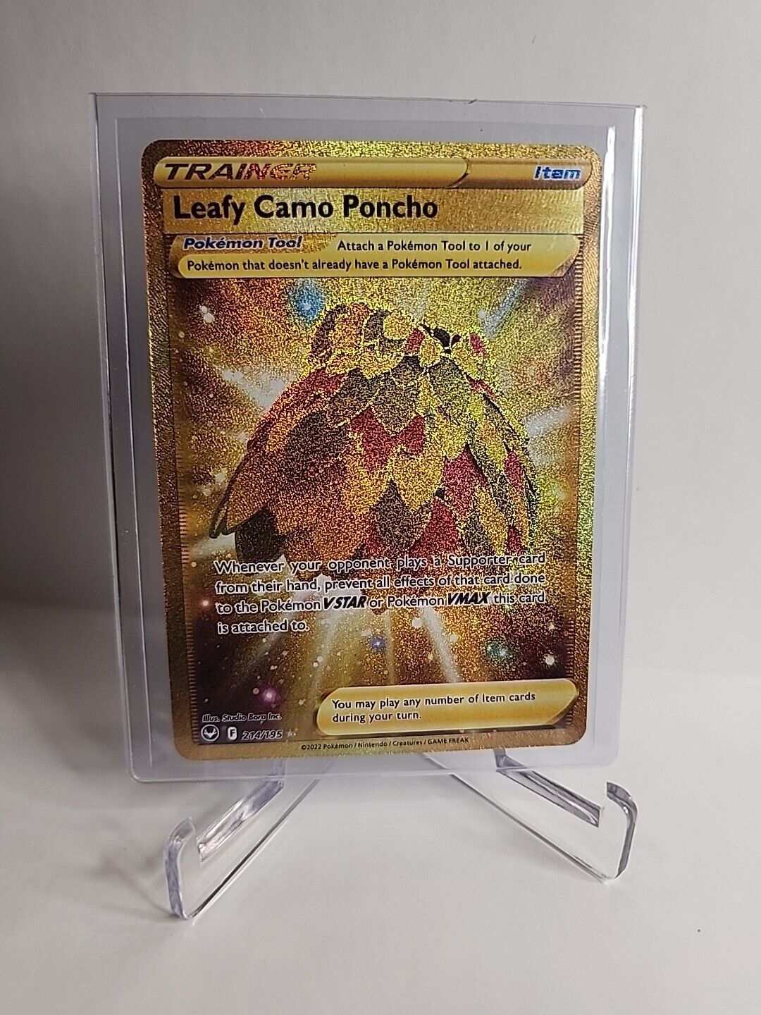 Leafy Camo Poncho 214/195 Pokémon Cards Silver Tempest