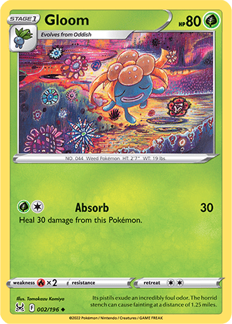 Gloom  2/196 Pokémon TCG Lost Origin