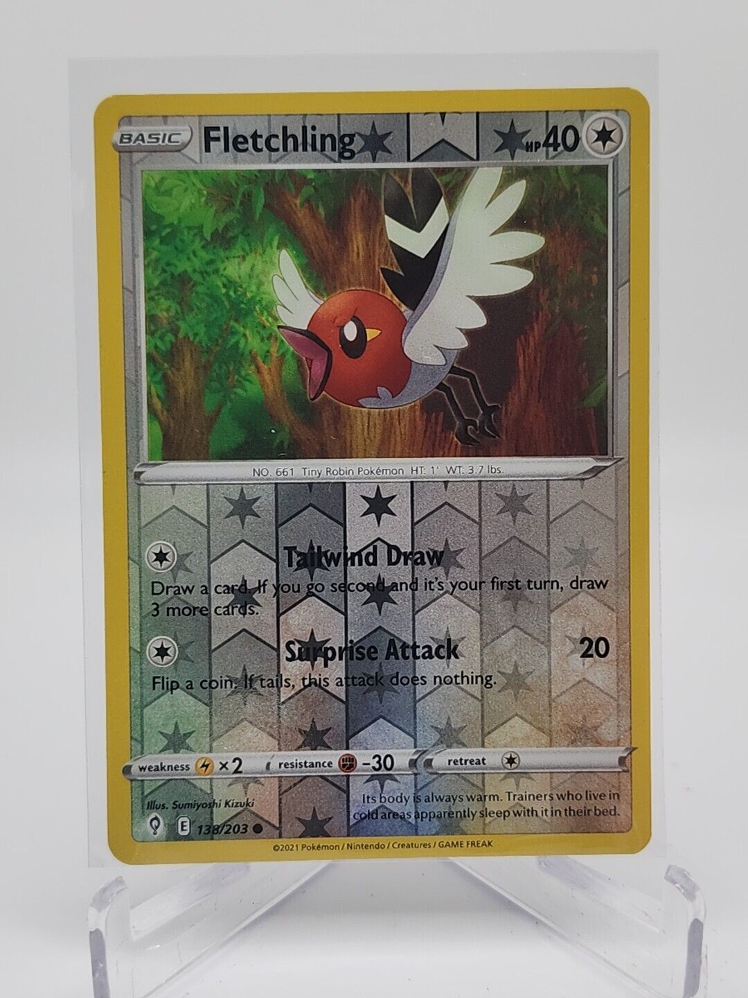 Fletchling [Reverse Holo]  138/203 Pokémon TCG Evolving Skies