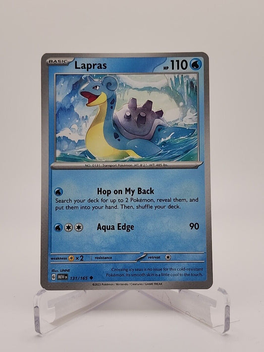 131/165 Lapras  Pokémon TGC Scarlet & Violet - 151