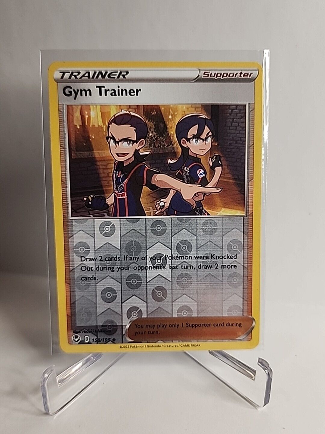 Gym Trainer [Reverse Holo] 158/195 Pokémon Cards Silver Tempest