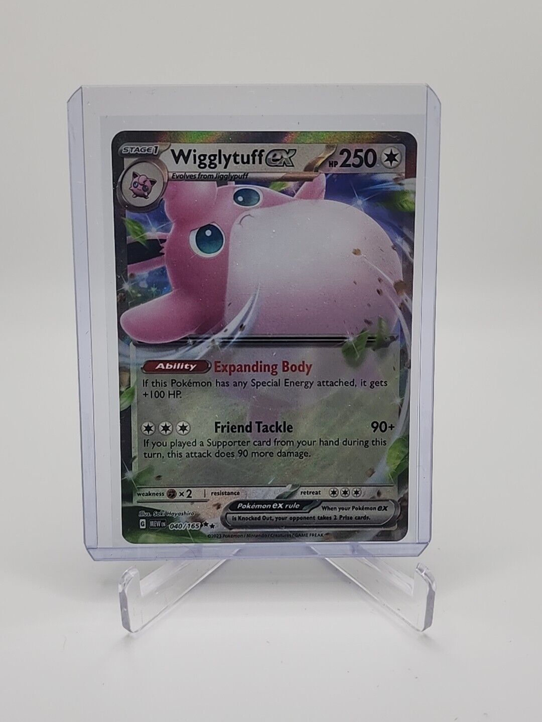 40/165 Wigglytuff ex Pokémon TCG Scarlet & Violet - 151