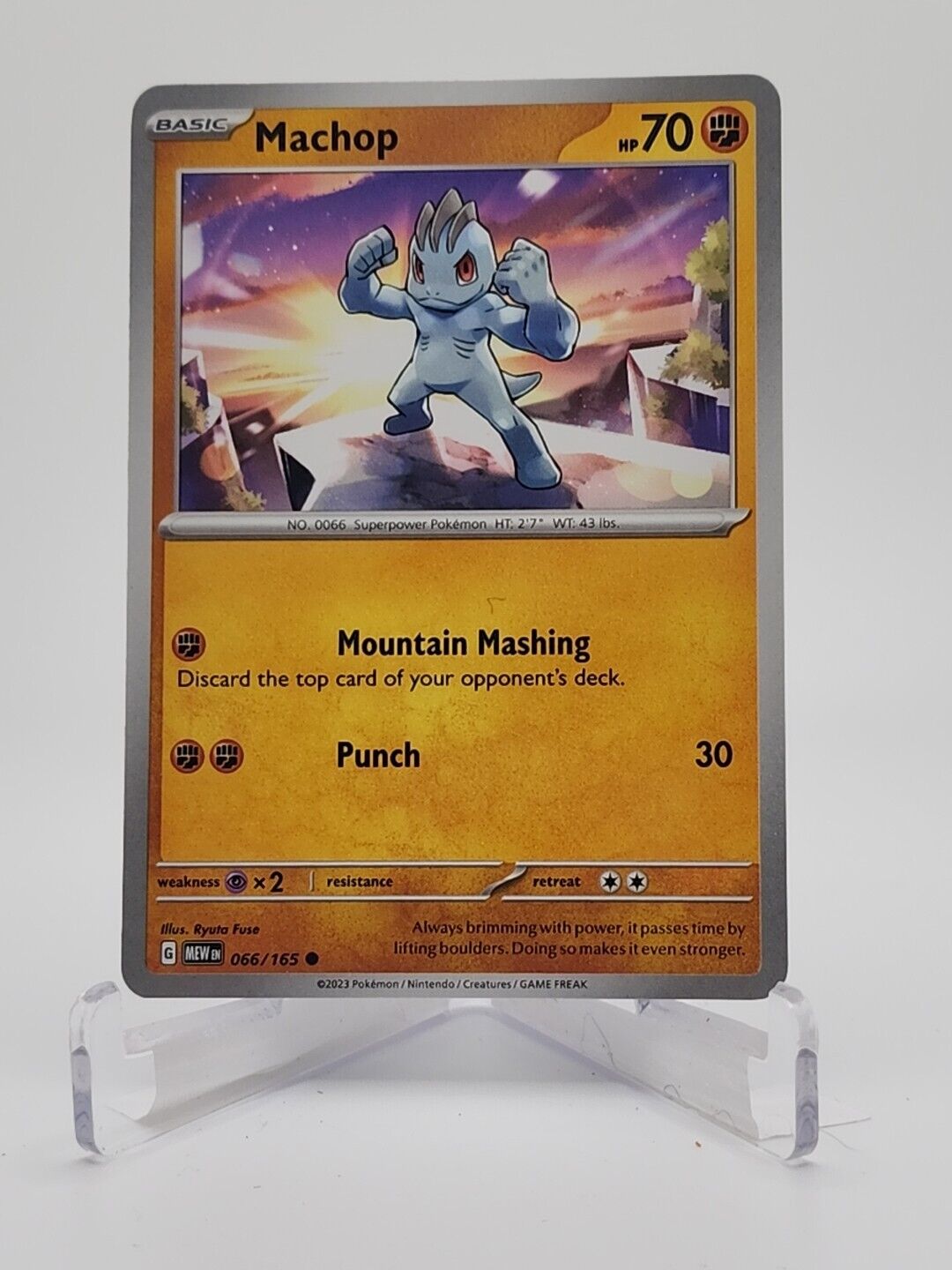 66/165 Machop  Pokémon TGC Scarlet & Violet - 151