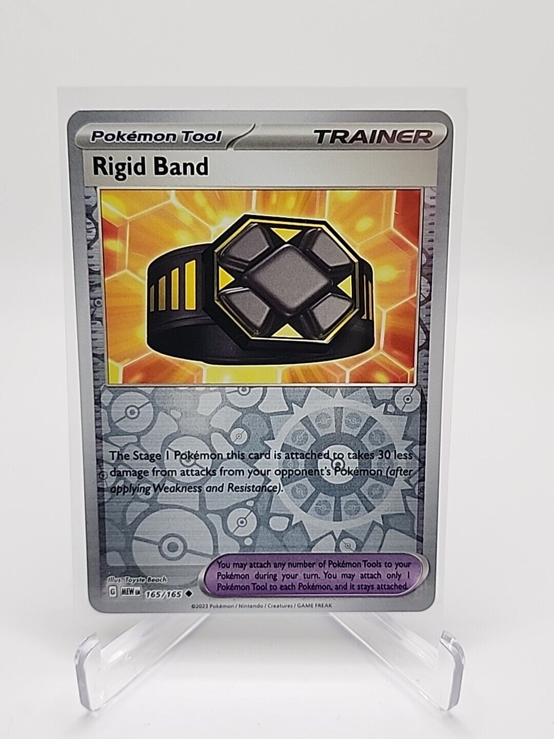 165/165 Rigid Band [Reverse Holo] Pokémon TCG Scarlet & Violet - 151