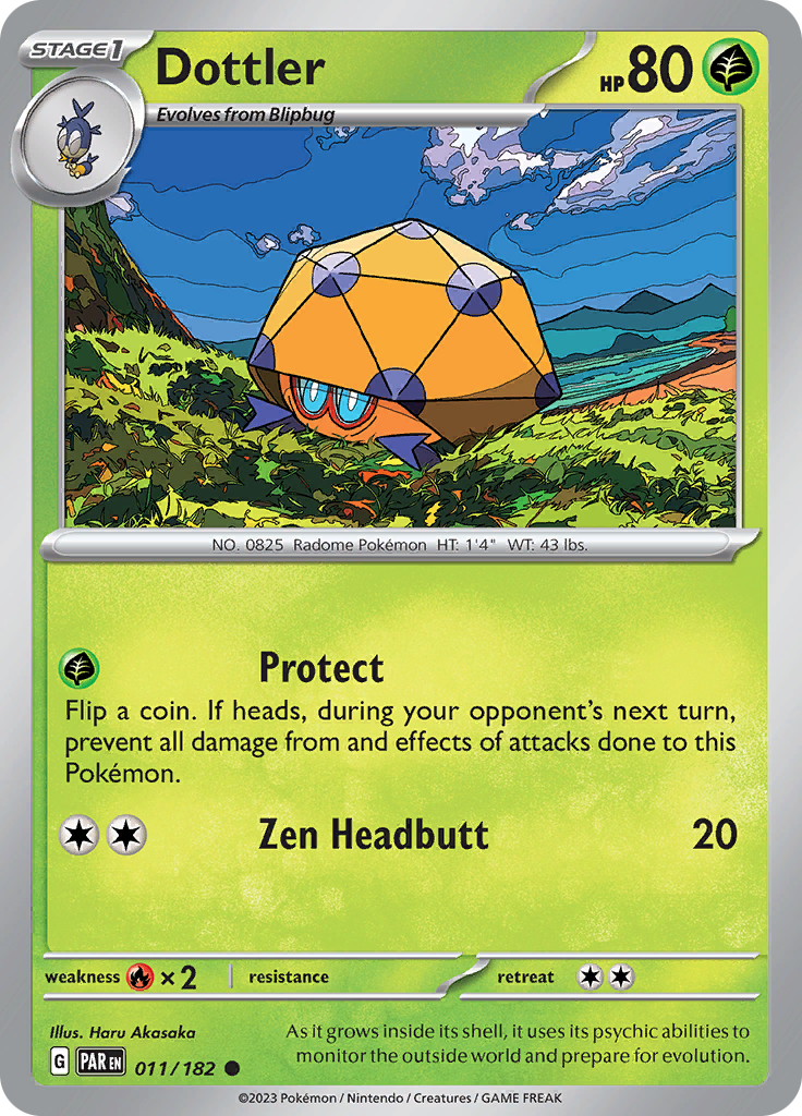 Dottler  11/182 Pokémon TCG Paradox Rift