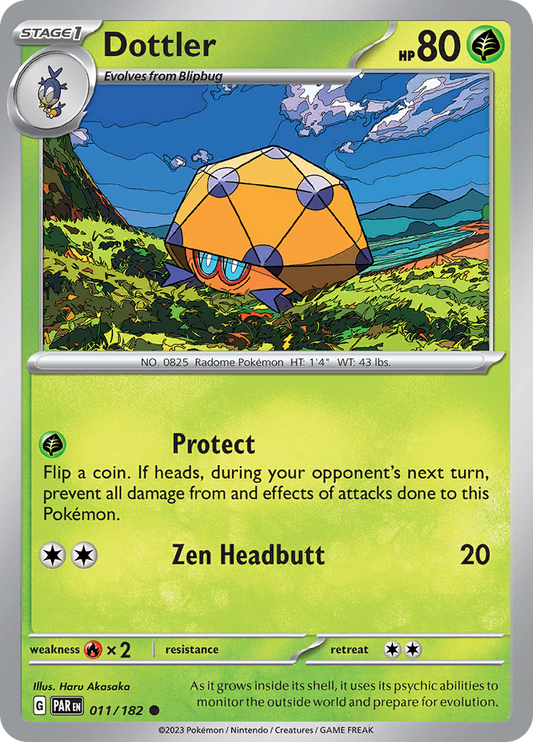 Dottler  11/182 Pokémon TCG Paradox Rift