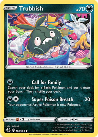 Trubbish  168/264 Pokémon TCG Fusion Strike