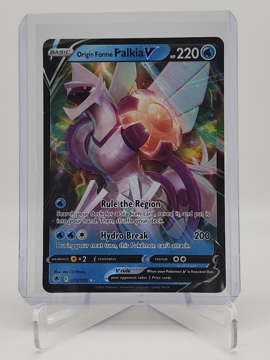 Origin Forme Palkia V  39/189 Pokémon TCG Astral Radiance