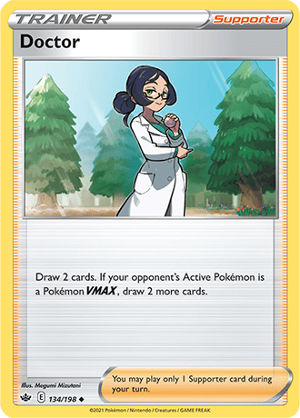 Doctor [Reverse Holo]  134/203 Pokémon TCG Chilling Reign