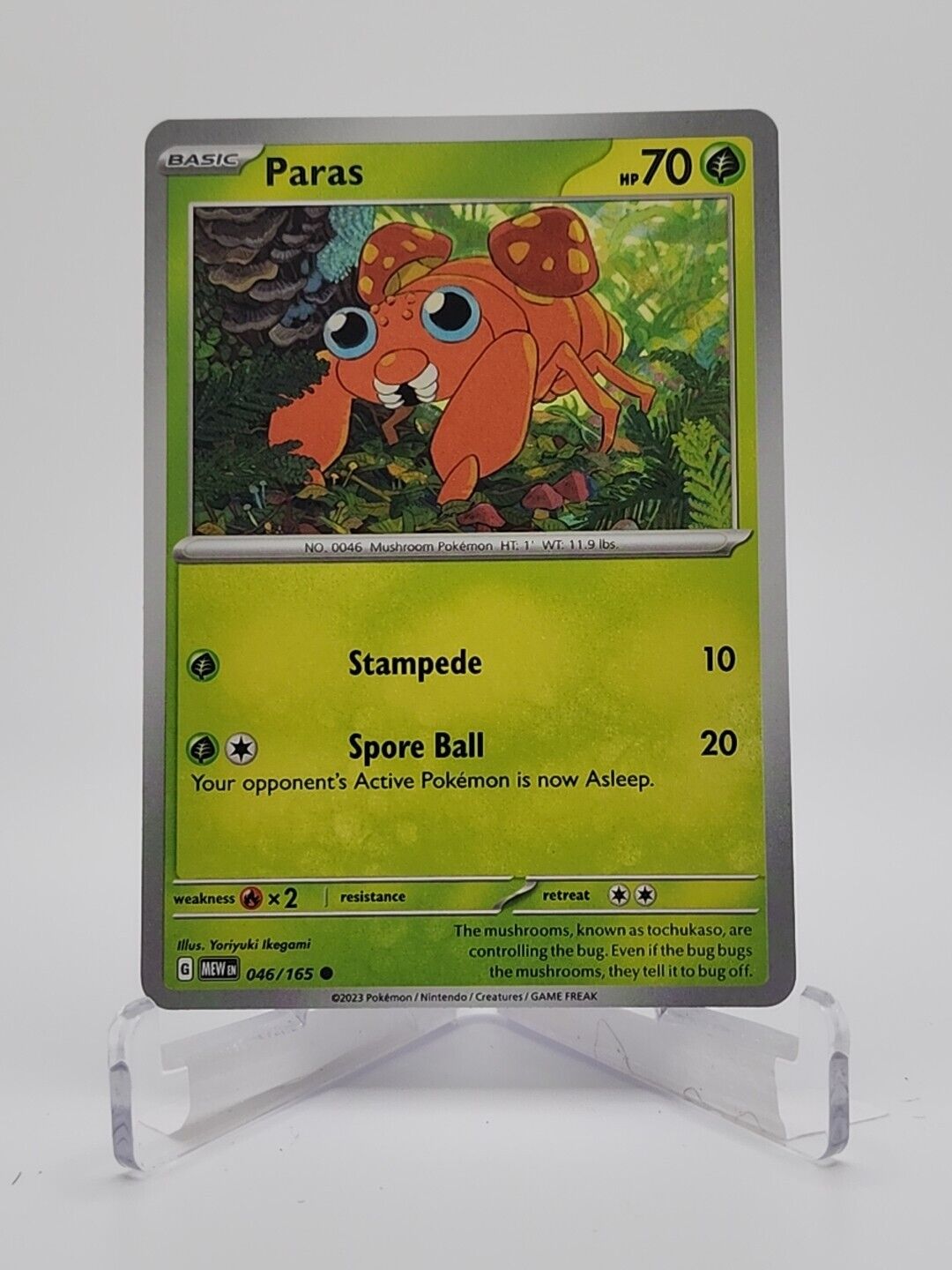 46/165 Paras  Pokémon TGC Scarlet & Violet - 151