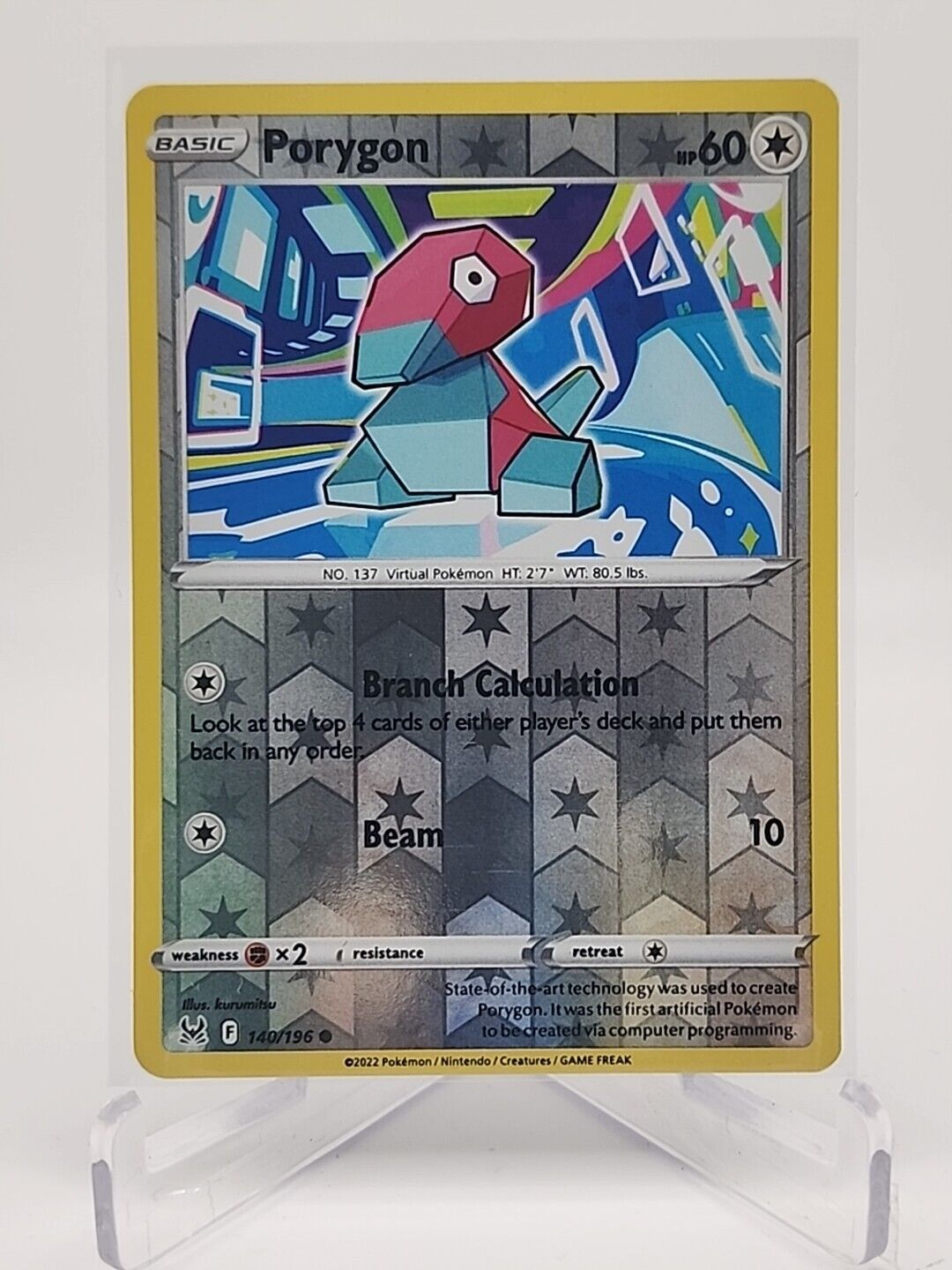 Porygon [Reverse Holo]  140/196 Pokémon TCG Lost Origin