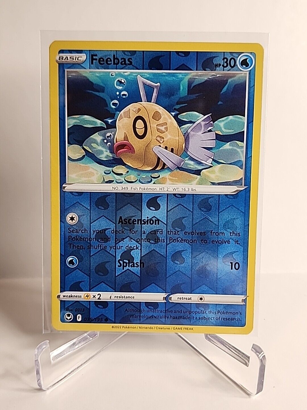 Feebas [Reverse Holo] 39/195 Pokémon Cards Silver Tempest