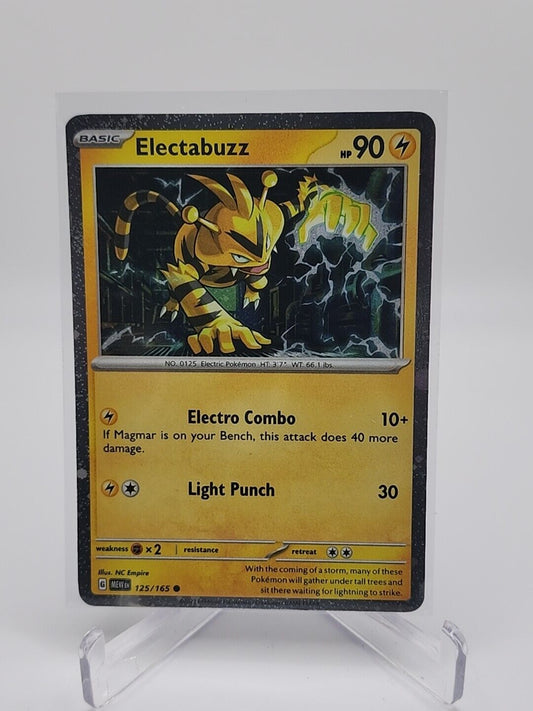 125/165 Electabuzz [Cosmos Holo] Pokémon TCG Scarlet & Violet - 151