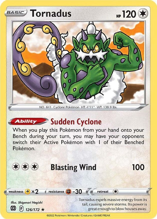 Tornadus  126/172 Pokémon TCG Brilliant Stars