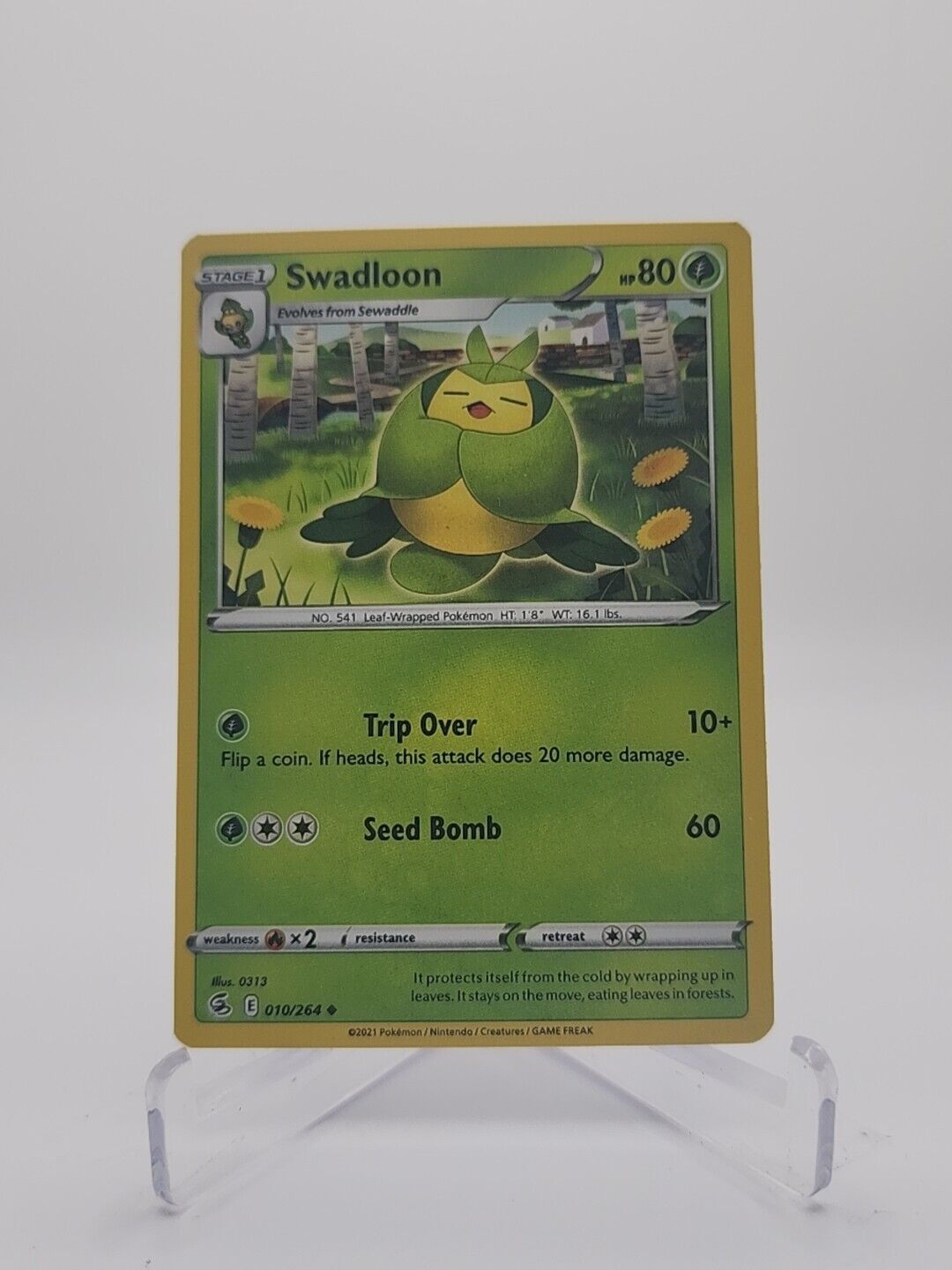 Swadloon 10/264 Pokémon TGC Fusion Strike