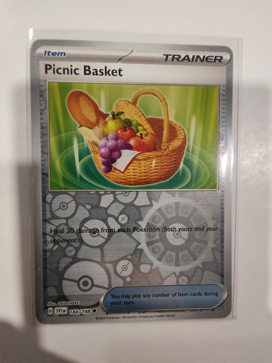 Picnic Basket [Reverse Holo] 184/198 Pokémon TGC Scarlet & Violet