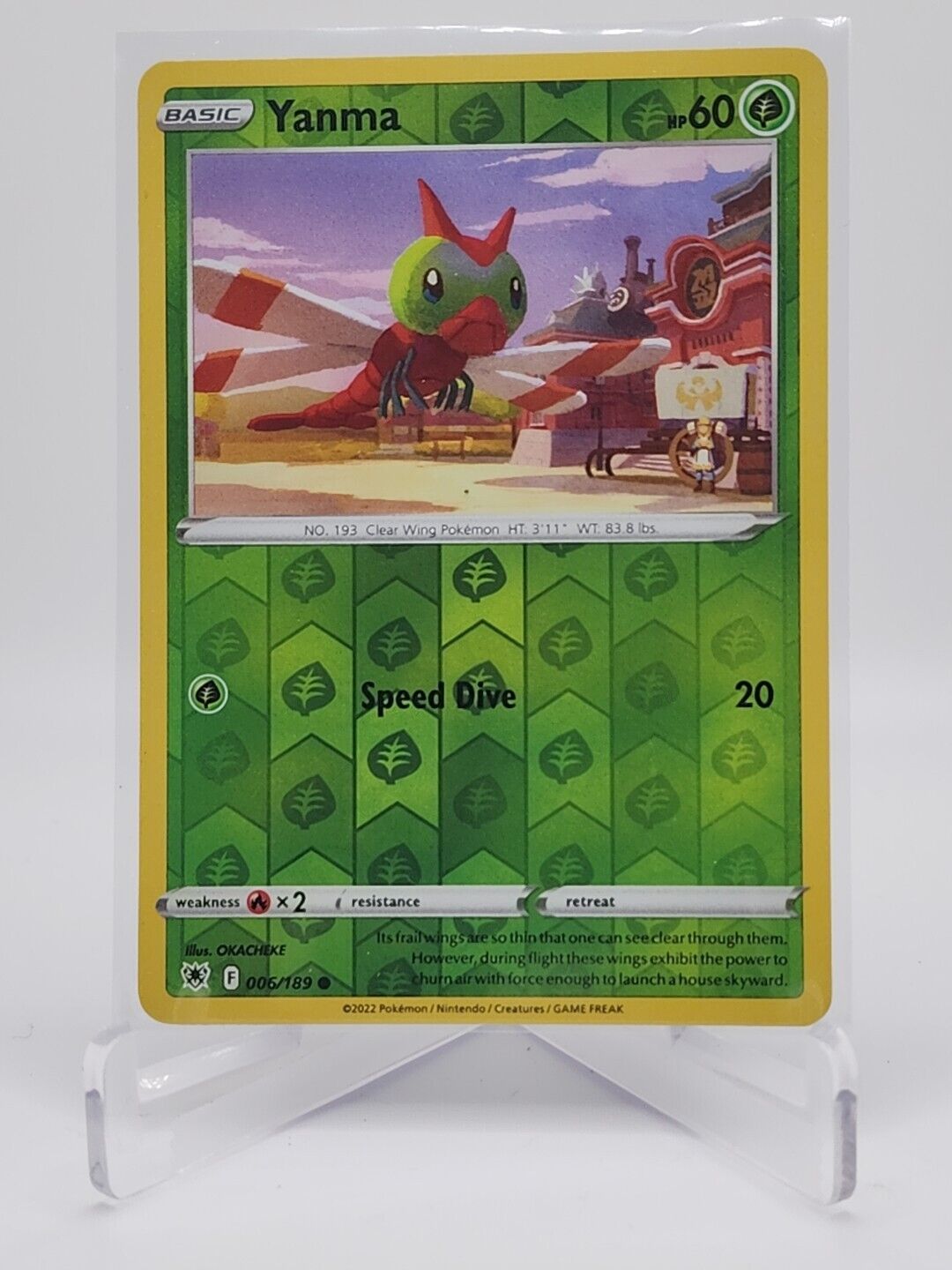 Yanma [Reverse Holo]  6/189 Pokémon TCG Astral Radiance