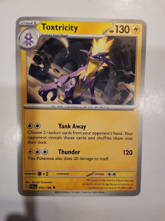 Toxtricity 72/198 Pokémon TGC Scarlet & Violet