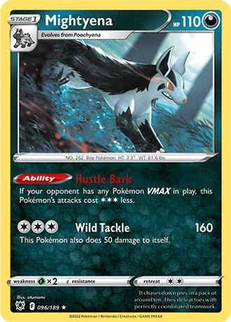 Mightyena  96/189 Pokémon TCG Astral Radiance